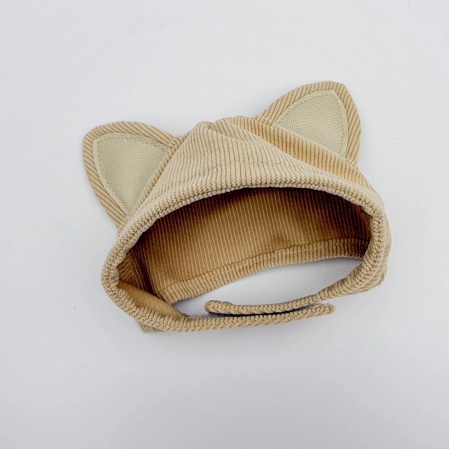 Pet Hat Cute Cat Ear Design Lightweight Velcro Design Freely Adjustable Fits The Head Warm For Autumn And Winter Cat Headgear