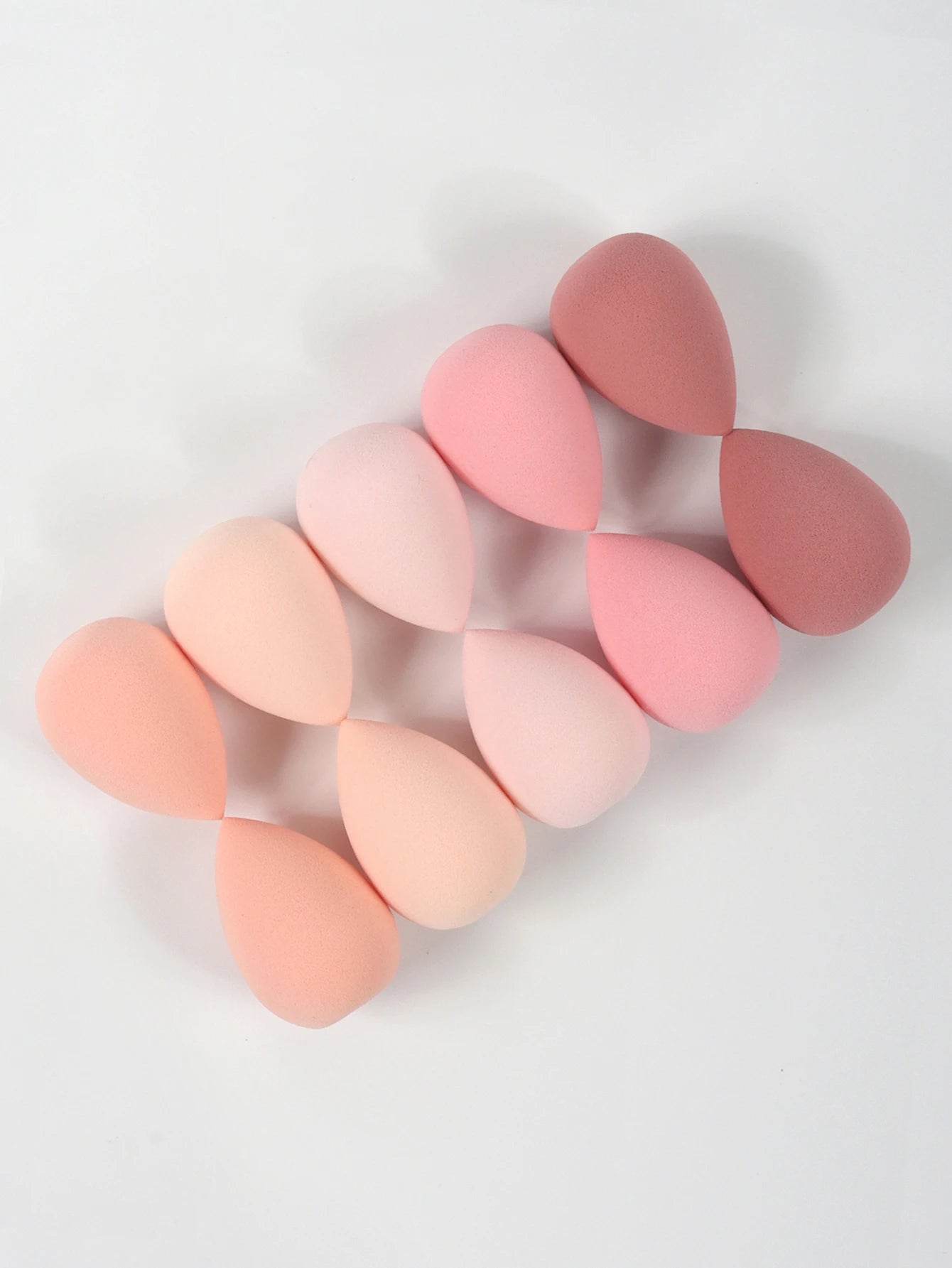 10 件 Mini Makeup Sponge Powder Puff Beauty Sponge for Makeup Concealer Liquid Foundation Face Cosmetic Puff Make up Sponge