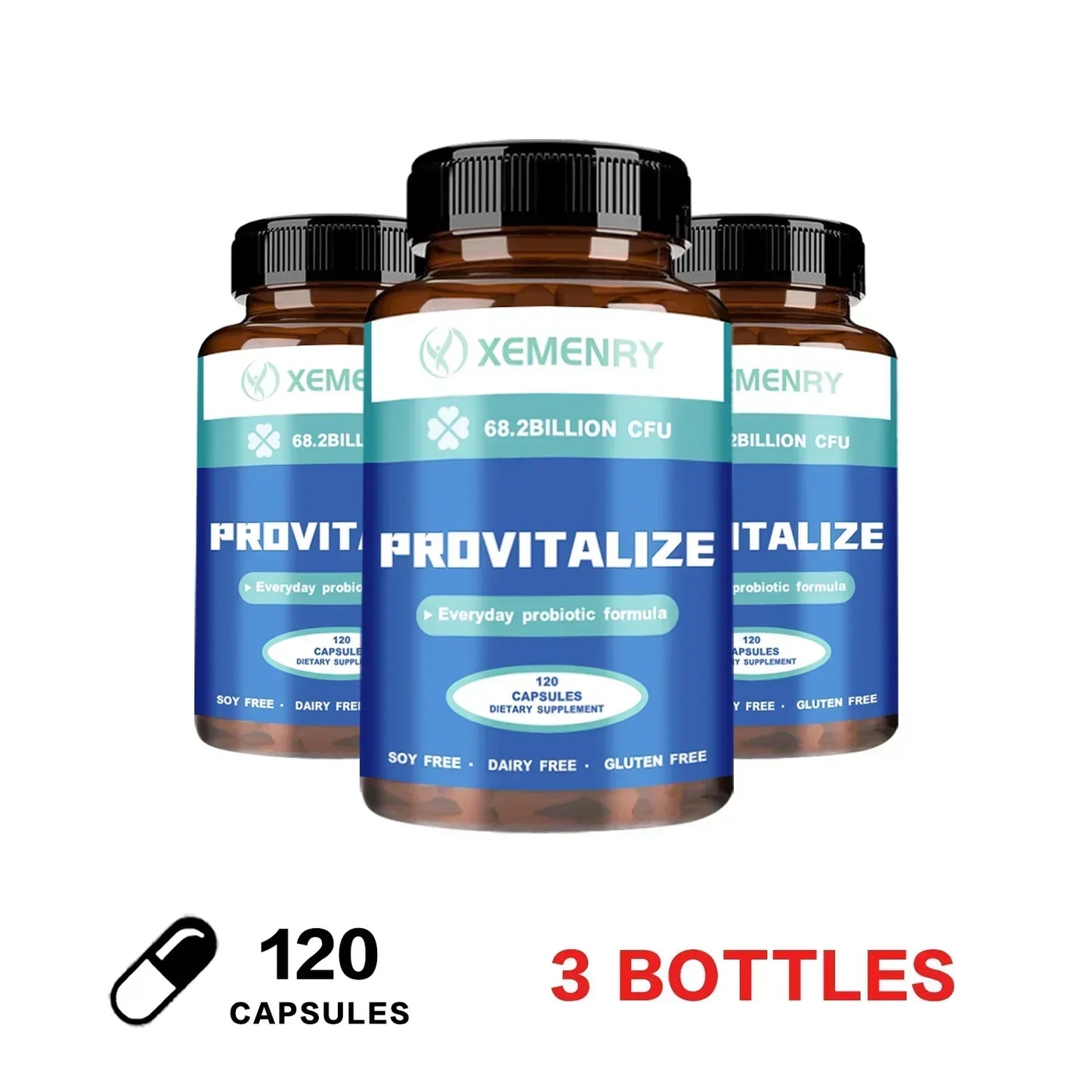 Provitalize Capsules - Support Bone & Joint and Gut Health, for Digestive Health & Boosts Metabolism