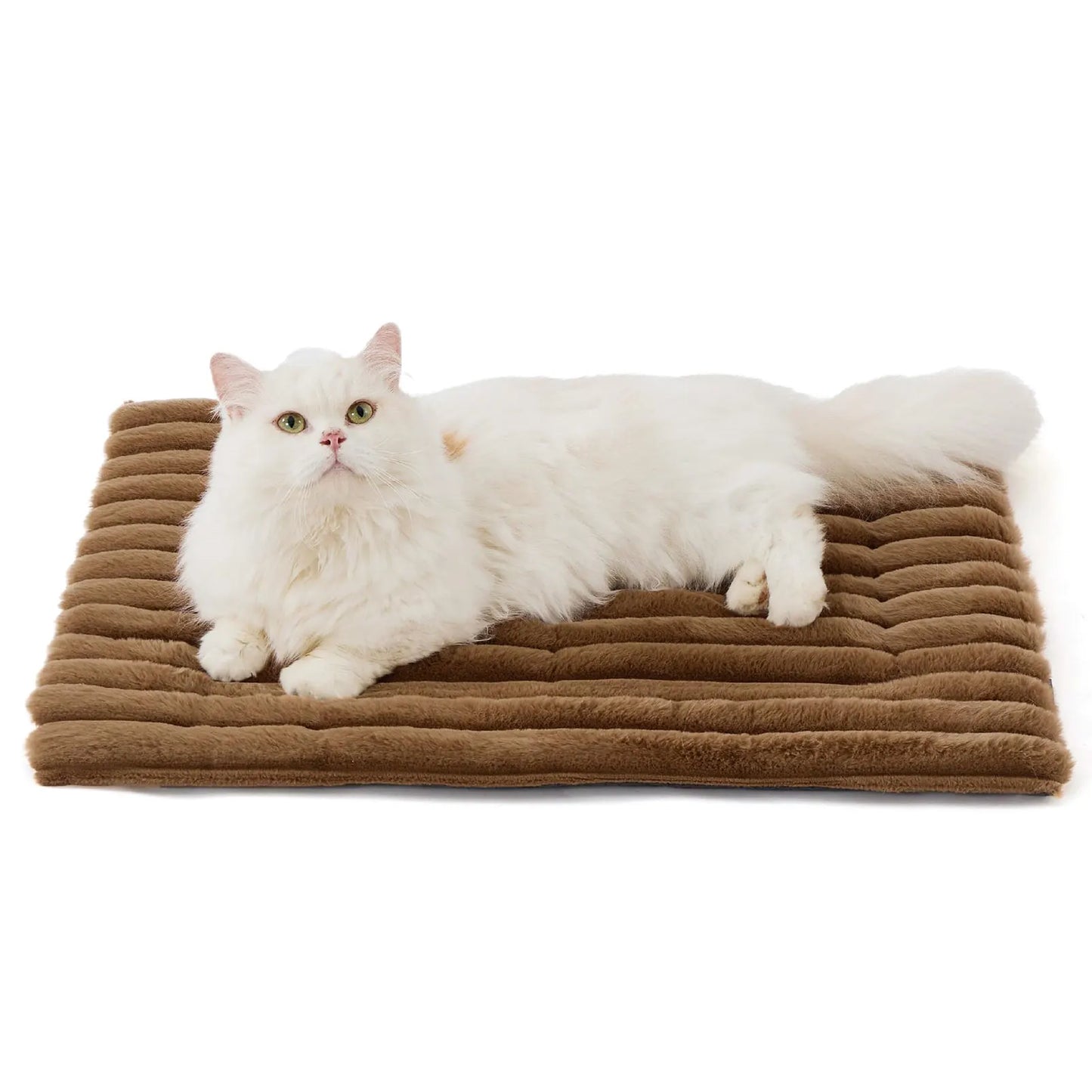 Self-Warming Cat Dog Mat Pet Bed Ultra Soft Fleeces Warm Cozy Comfort Sleeping Mat Universal Machine Washable Pet Furniture