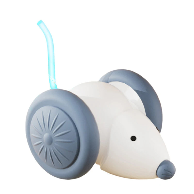 Electric Mouse Car Pet Toys Interactive Cat Toy Rechargeable Automatic Teaser with Intelligent Obstacle Avoidance Pet Products