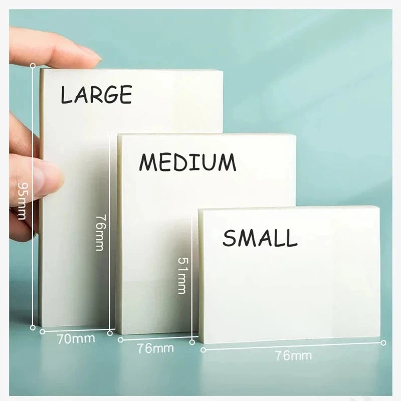 50 sheets Transparent Posted it Sticky Note Pads Notepads Posits Papeleria Journal School Stationery office Supplies
