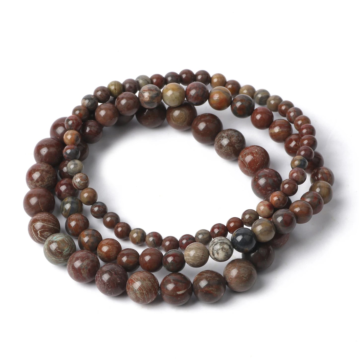 4 6 8mm Natural Stone Beaded Bracelet Agate Jade Beads Charm Elastic Bracelets for Women Men Jewelry Handmade Yoga Trendy Bangle