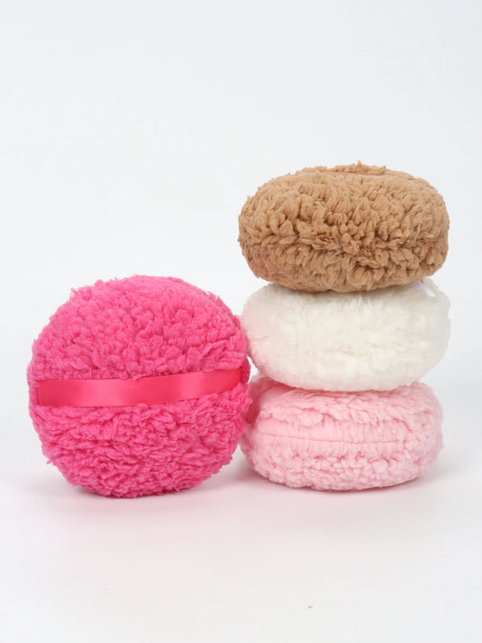 1/2Pcs Extra-Large and Extra-Thick Powder Puff, Skin-Friendly, Soft and Non-Absorbent, Extra-Large Talcum Powder Puff
