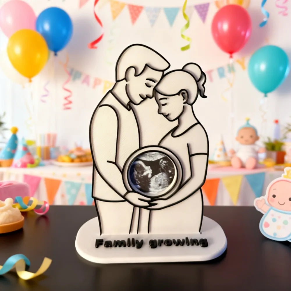 Baby First Meeting Commemorative Item Baby Ultrasound Photo Frame Creative Ultrasound Ornament Gift for Mothers to Be Newborn