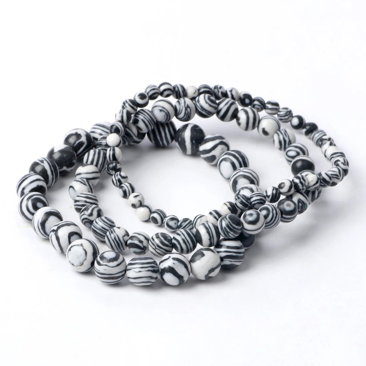 4 6 8mm Natural Stone Beaded Bracelet Agate Jade Beads Charm Elastic Bracelets for Women Men Jewelry Handmade Yoga Trendy Bangle