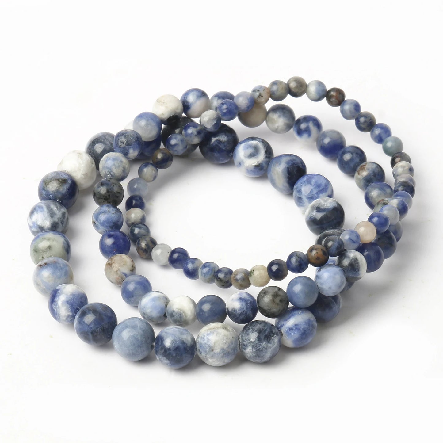 4 6 8mm Natural Stone Beaded Bracelet Agate Jade Beads Charm Elastic Bracelets for Women Men Jewelry Handmade Yoga Trendy Bangle