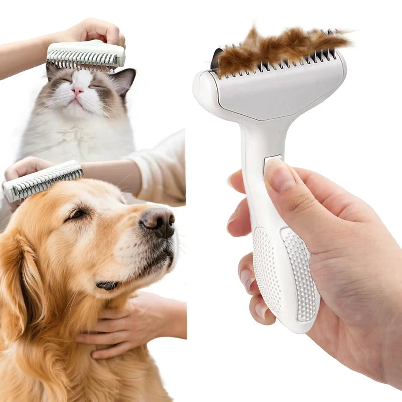 Pet Knot Comb, Suitable for Pet Grooming Brushes for Cats and Dogs, Effective Hair Removal for Long and Short Haired Pets