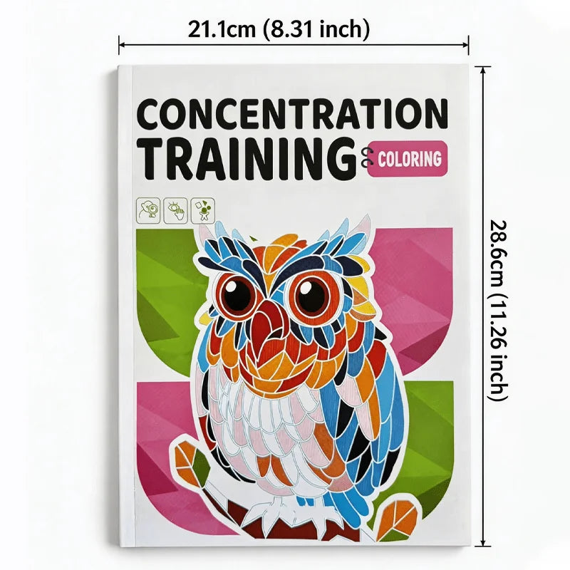 48 Pages with Colorful Pages and Number Instructions, Children's Fun Coloring Book,  Interactive Activity Coloring Book