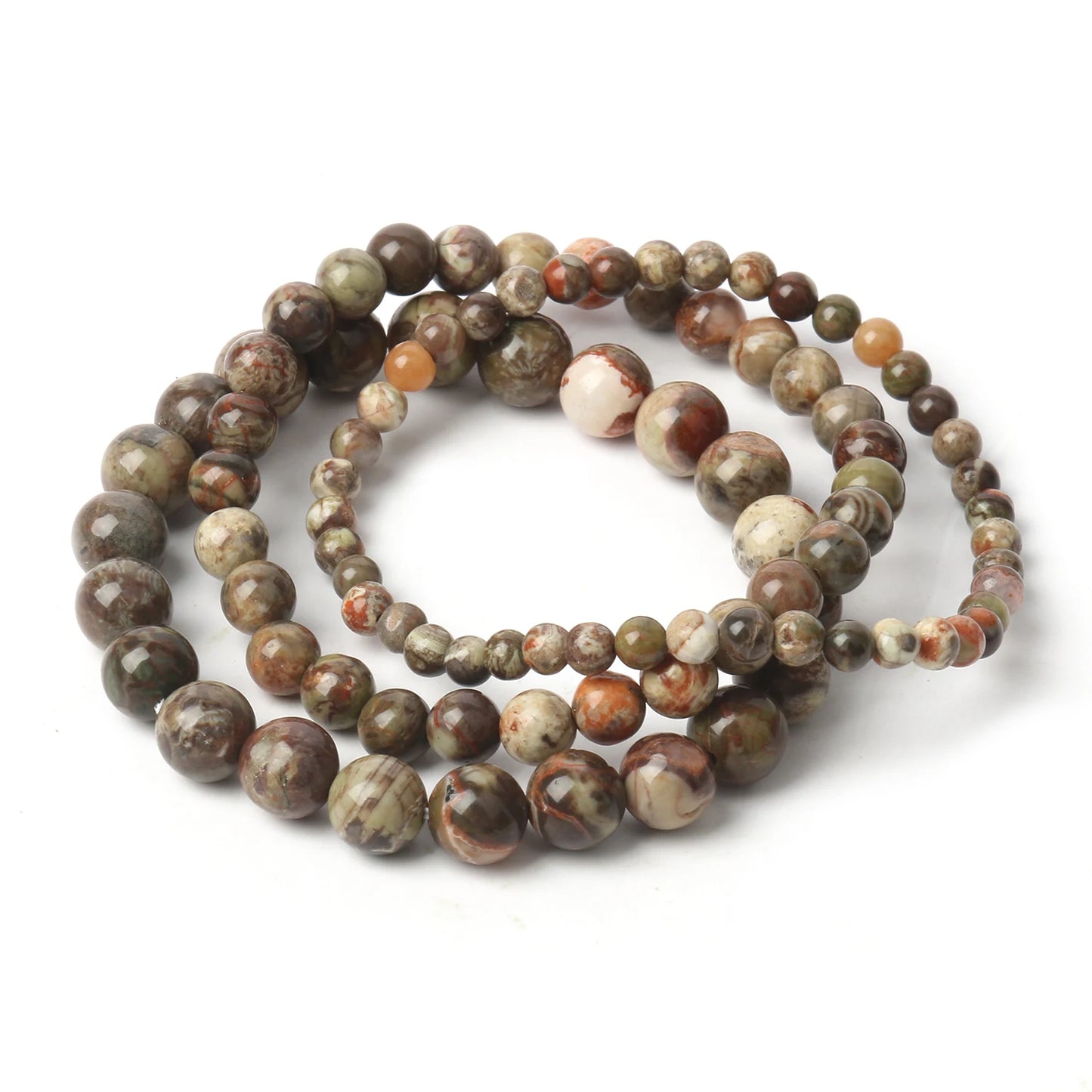 4 6 8mm Natural Stone Beaded Bracelet Agate Jade Beads Charm Elastic Bracelets for Women Men Jewelry Handmade Yoga Trendy Bangle