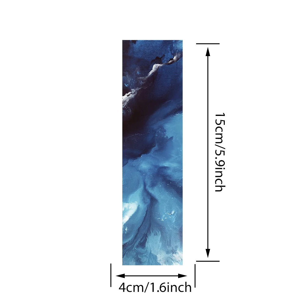 30PCS Ocean Theme Bookmarks Graffiti Stationary Paper Pages Books Read Lovers Students Stationary Supplies Creative Bookmarks