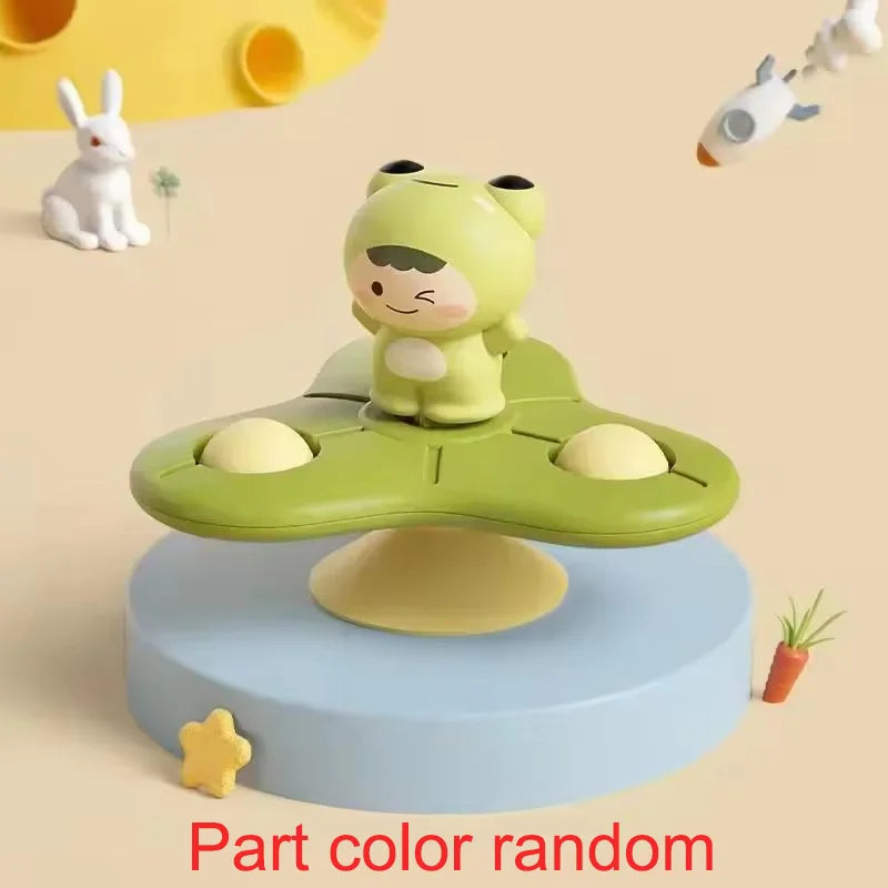 Baby Soothe Toy Cartoon Airplane Soothe Baby Artifact Baby Bath Fun Sucker Spinner Early Education Table Games