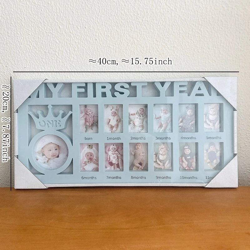 Baby Month Milestone Frame, Hanging or Standing, Newborn Photo Prop, 1st Birthday Party Decor, Gift & Self-Use