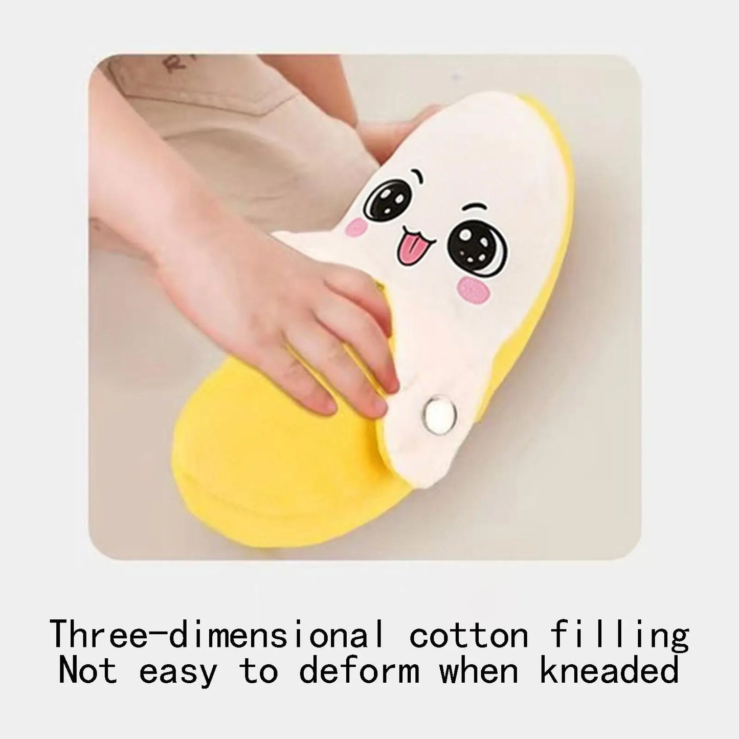 Banana Baby Beat Sensing Creative Fruit Novelty Parent-Child Musical Interactive Piano Toy Plush Doll Gift Encourage Sensory