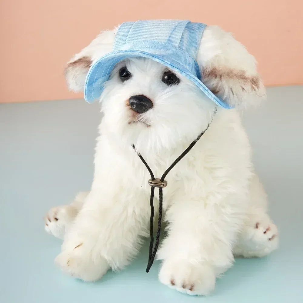 Pet Hat with Ear Holes Sunscreen Baseball Cap for Large Medium Small Dogs Cap Sun Hat for Cat Outdoor Hiking Hat Pet Products