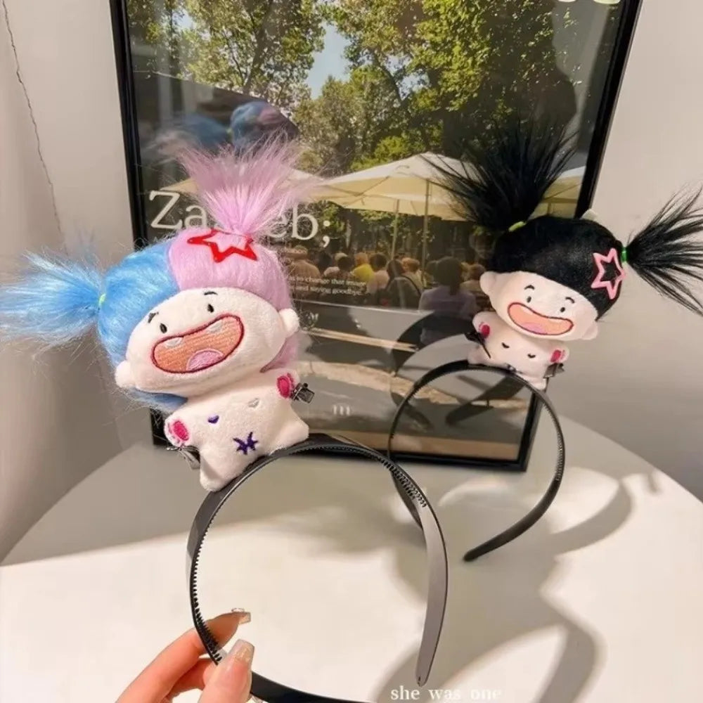 New Wash Face Cartoon Hairband Soft Headpiece Funny Headbands Women Girl Hair Accessories Hairstyle Fixing Tool