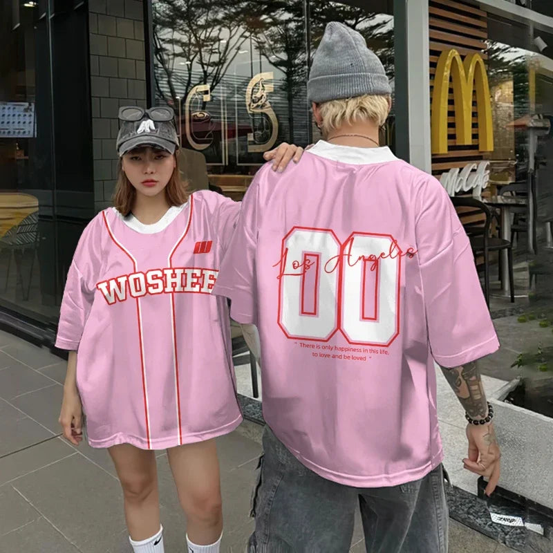 Short sleeve T-shirt Men's fashion new T-shirt short sleeve top summer casual large size loose hip hop round neck clothing