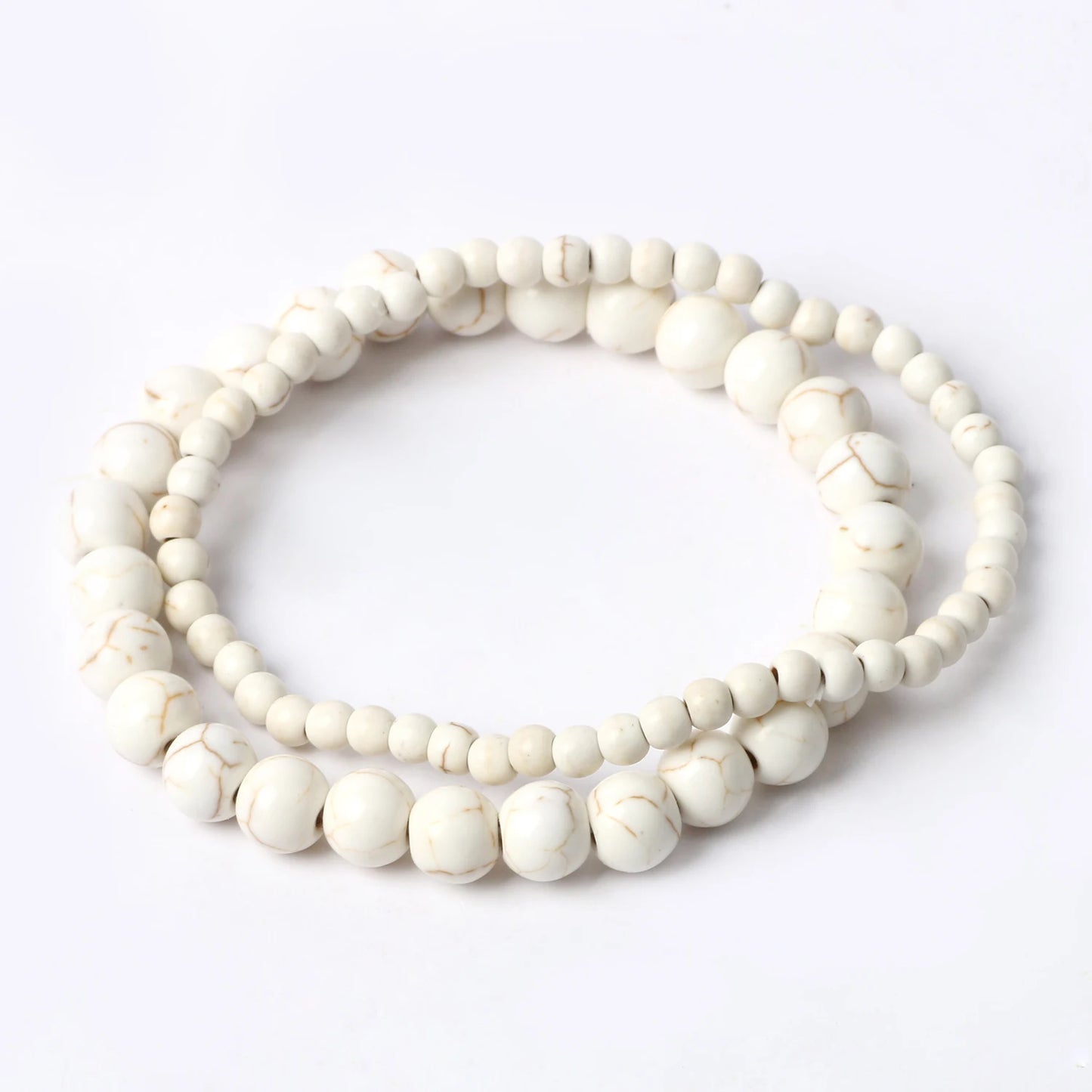 4 6 8mm Natural Stone Beaded Bracelet Agate Jade Beads Charm Elastic Bracelets for Women Men Jewelry Handmade Yoga Trendy Bangle