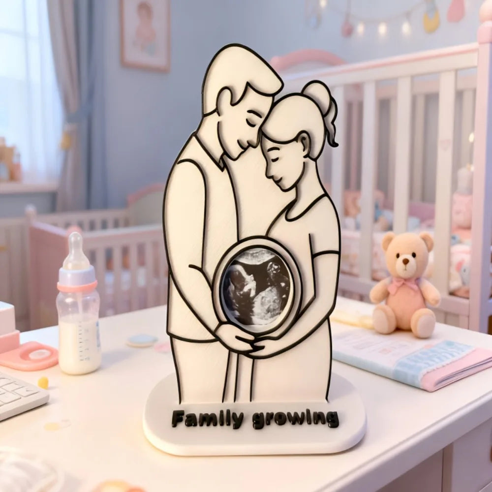 Baby First Meeting Commemorative Item Baby Ultrasound Photo Frame Creative Ultrasound Ornament Gift for Mothers to Be Newborn