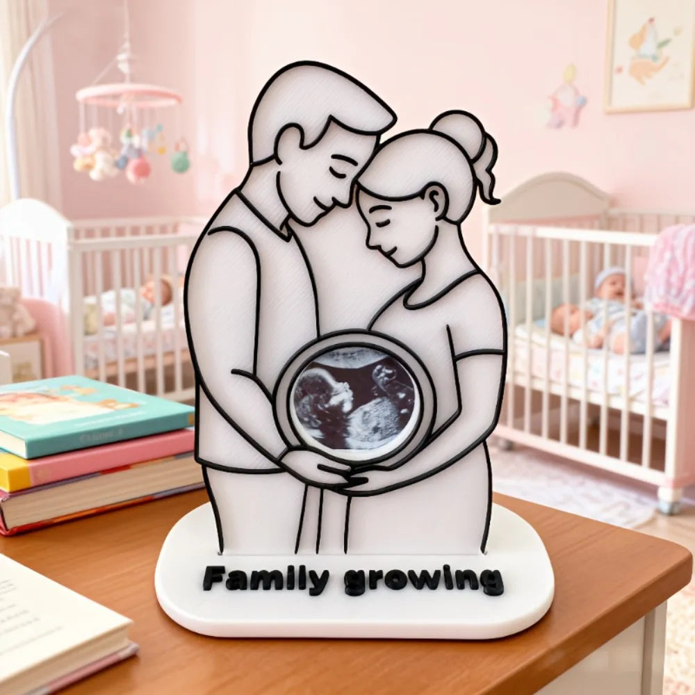 Baby First Meeting Commemorative Item Baby Ultrasound Photo Frame Creative Ultrasound Ornament Gift for Mothers to Be Newborn