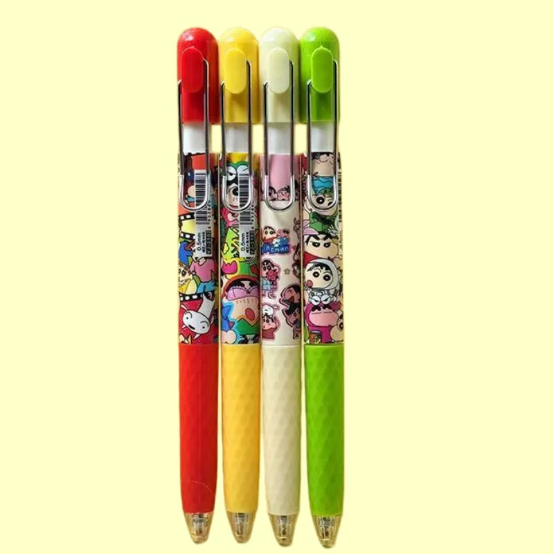 Crayon Shin-chan quick-dry pen new creative cute high-appearance, fashionable  portable student black pen for doing exercises