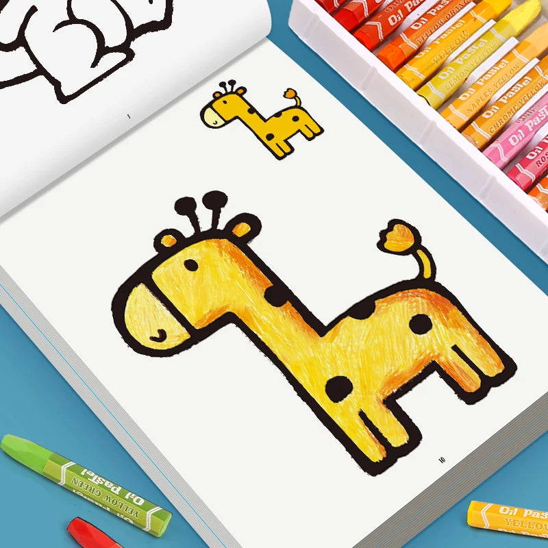 Children's Fun Coloring Book 32 Pages with Different Themes Coloring Drawing Book Size 170 × 240mm