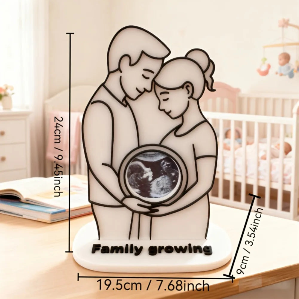 Baby First Meeting Commemorative Item Baby Ultrasound Photo Frame Creative Ultrasound Ornament Gift for Mothers to Be Newborn