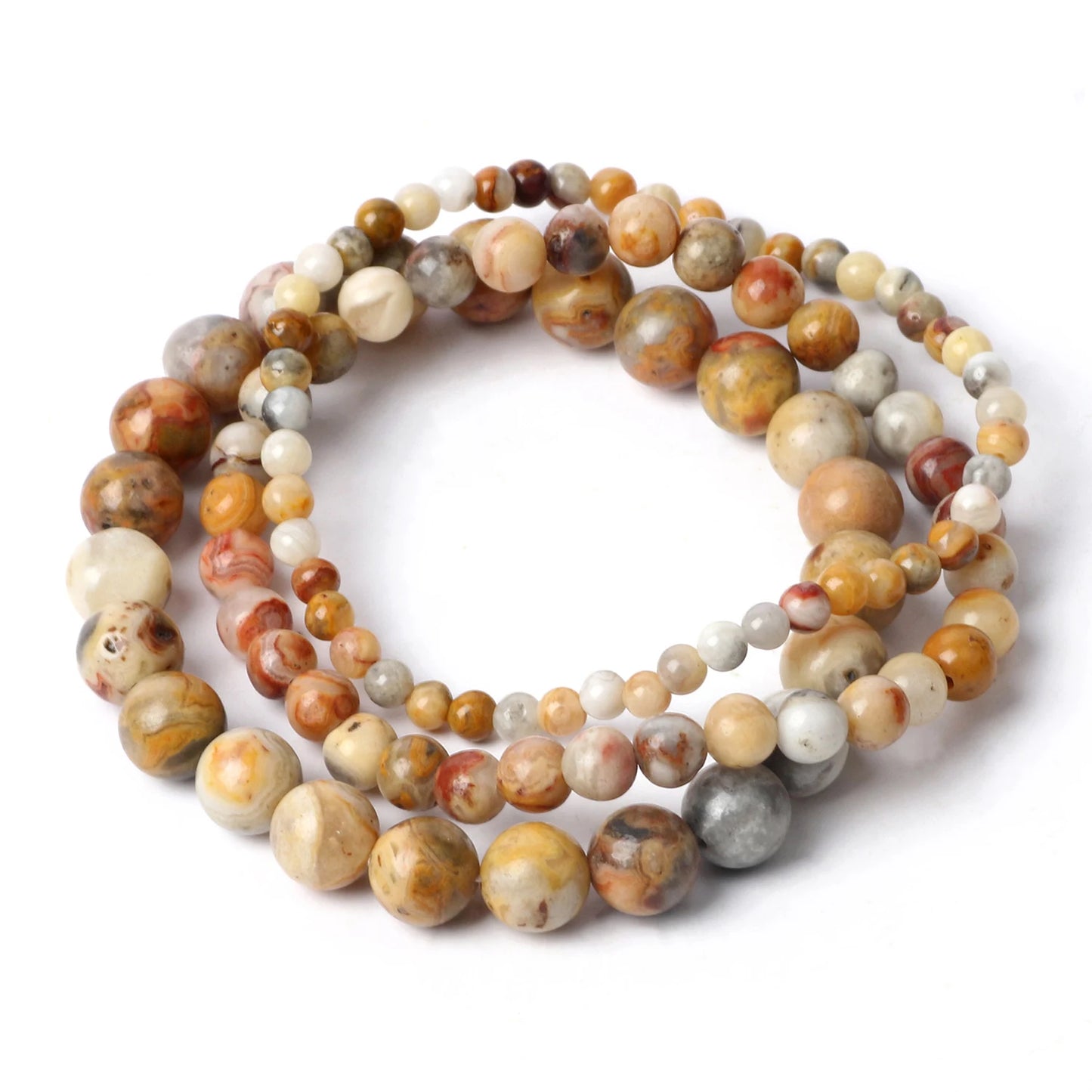 4 6 8mm Natural Stone Beaded Bracelet Agate Jade Beads Charm Elastic Bracelets for Women Men Jewelry Handmade Yoga Trendy Bangle