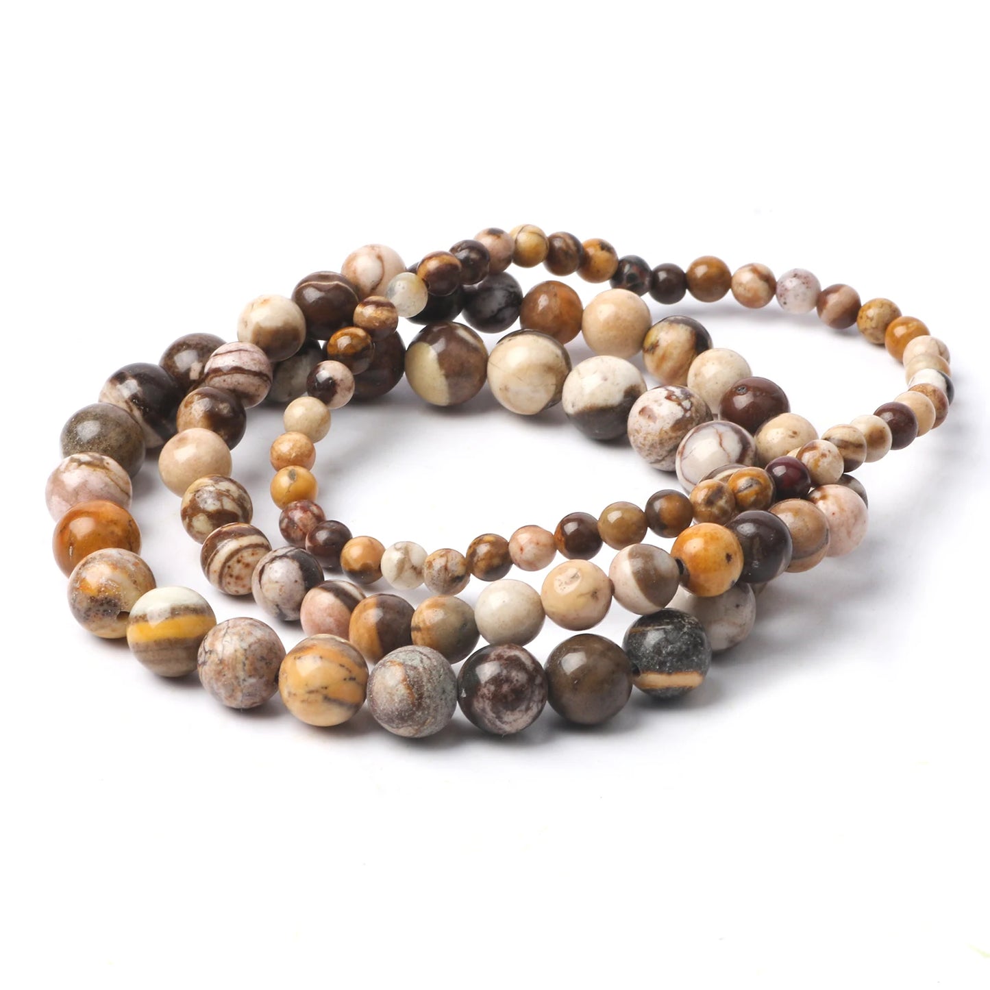 4 6 8mm Natural Stone Beaded Bracelet Agate Jade Beads Charm Elastic Bracelets for Women Men Jewelry Handmade Yoga Trendy Bangle