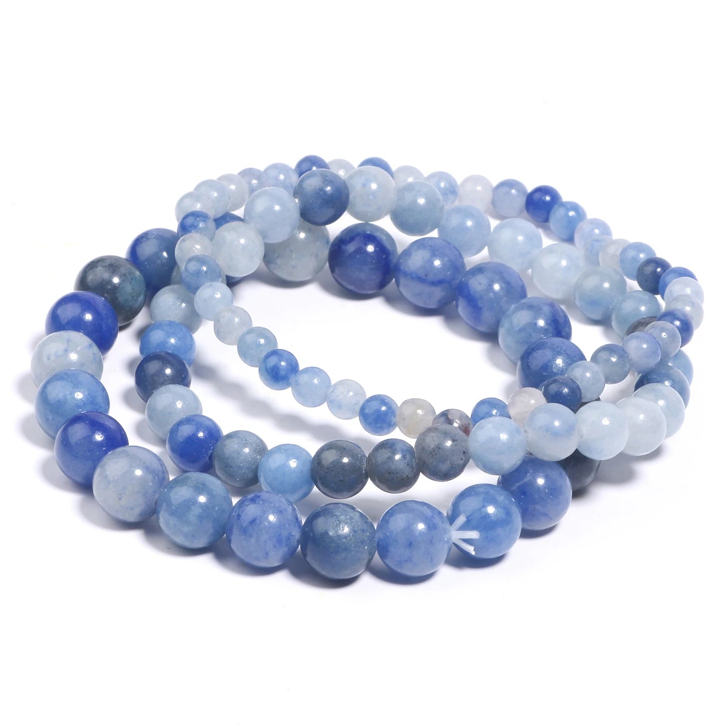 4 6 8mm Natural Stone Beaded Bracelet Agate Jade Beads Charm Elastic Bracelets for Women Men Jewelry Handmade Yoga Trendy Bangle