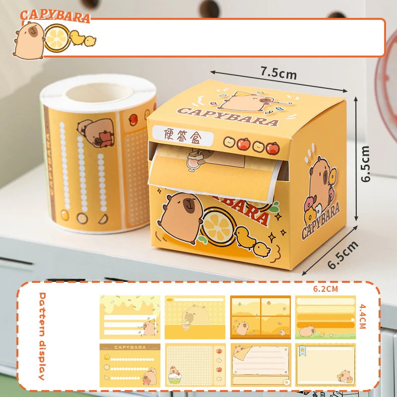 256 Sheets Pull-out Cartoons Sticky Notes Pads Posits Stationery Paper Stickers Posted It Memo Notepad Notebook Message Sticker