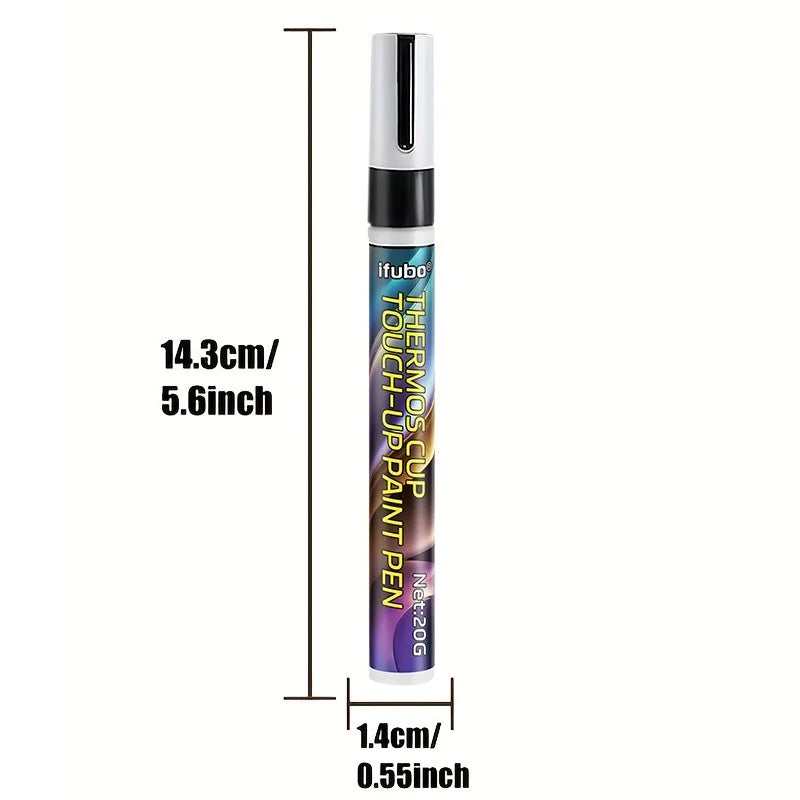 Stainless Steel Metal Touch-Up Pen: Black Paint-and-Primer for Faucets, Sinks & Car Hubs