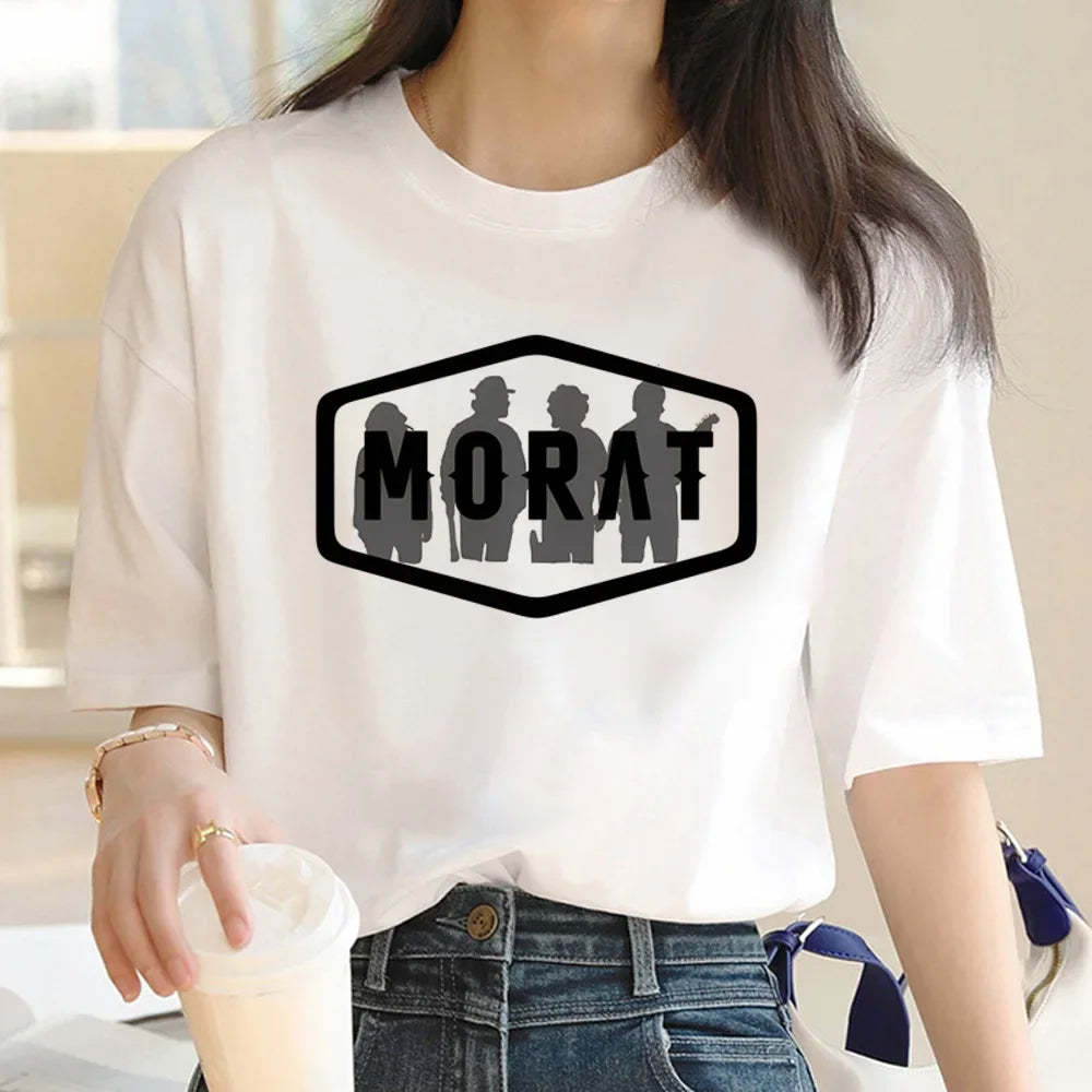 Morat T-shirts Women Summer Designer Tshirt Girl Graphic Comic Streetwear Clothes Women Clothes