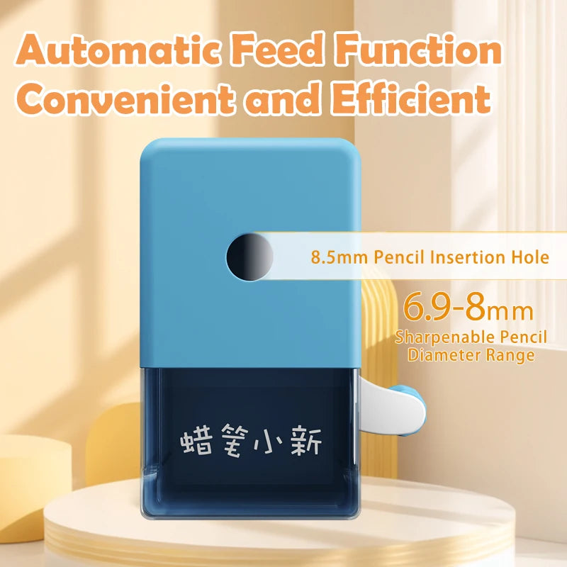 Crayon Shin-Chan Pencil Sharpener Safe for Kids Students Study Stationery School Office Supplies Anime Merchandise Gifts