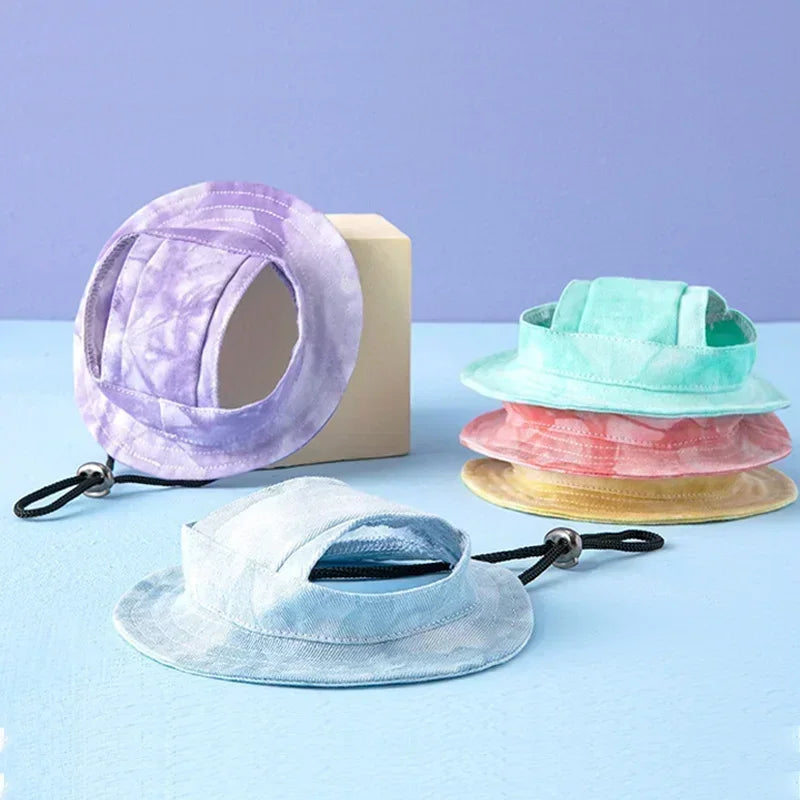 Pet Hat with Ear Holes Sunscreen Baseball Cap for Large Medium Small Dogs Cap Sun Hat for Cat Outdoor Hiking Hat Pet Products