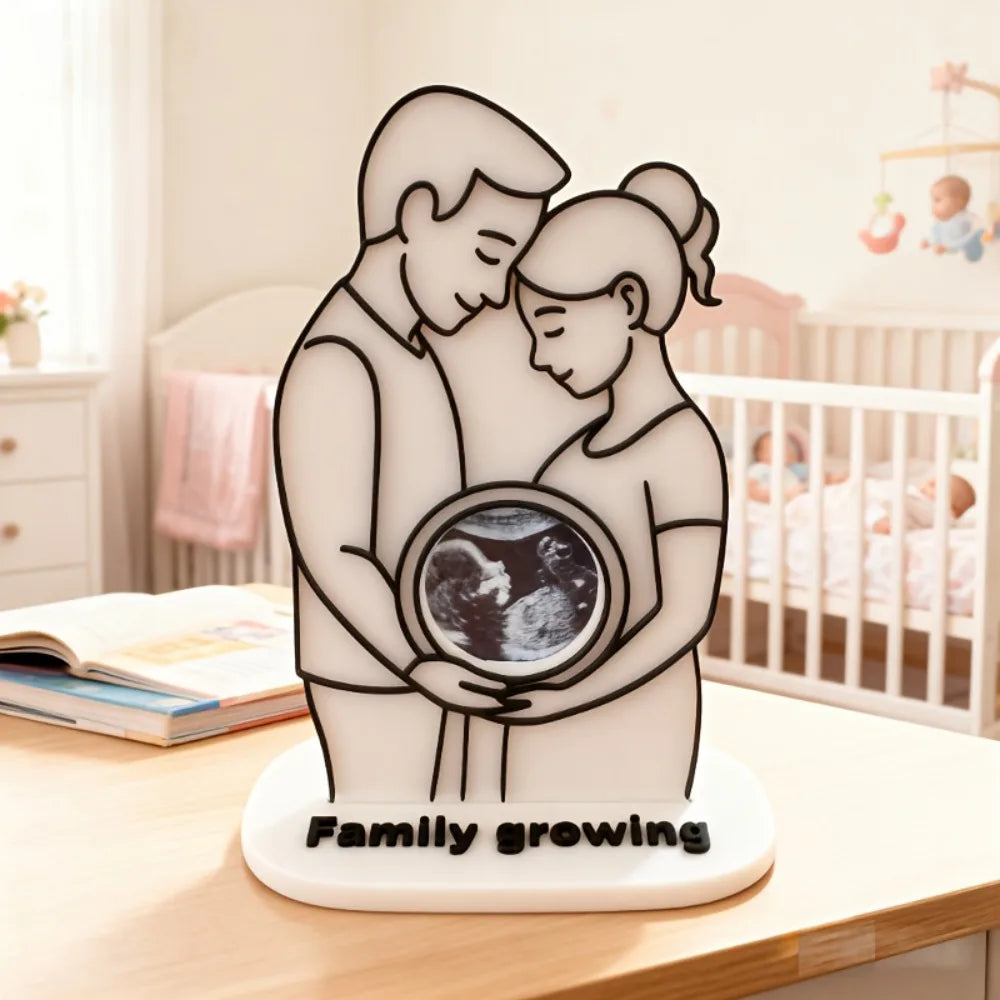 Baby First Meeting Commemorative Item Baby Ultrasound Photo Frame Creative Ultrasound Ornament Gift for Mothers to Be Newborn