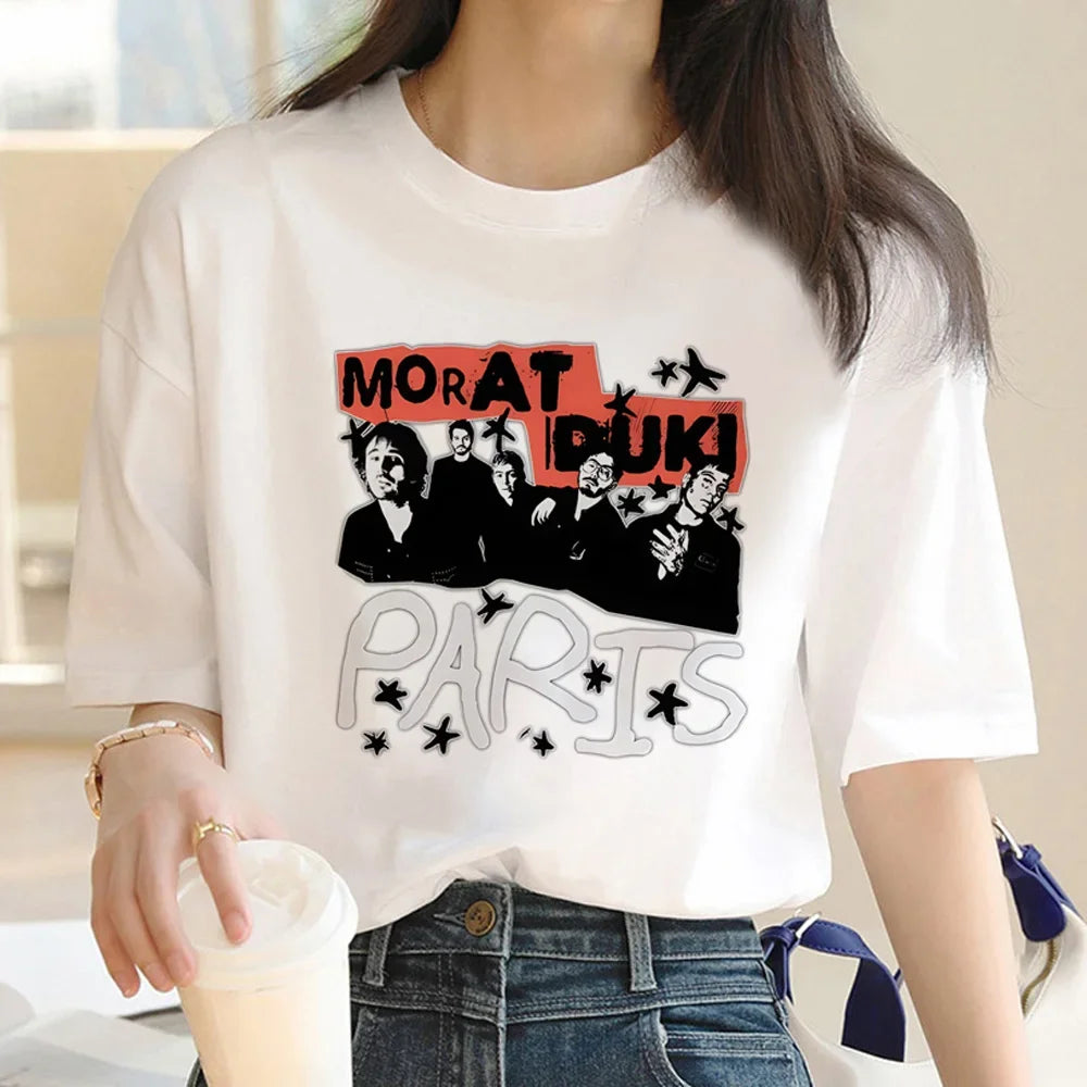 Morat T-shirts Women Summer Designer Tshirt Girl Graphic Comic Streetwear Clothes Women Clothes