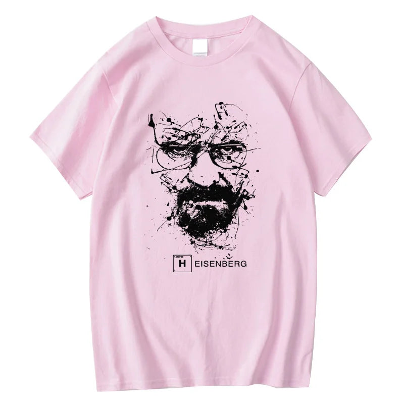 Men Fashion Casual Top Quality Cotton Blend Breaking Bad T Shirts Men Heisenberg Camisetas Hombre Men Cool Tee Shirt Tops