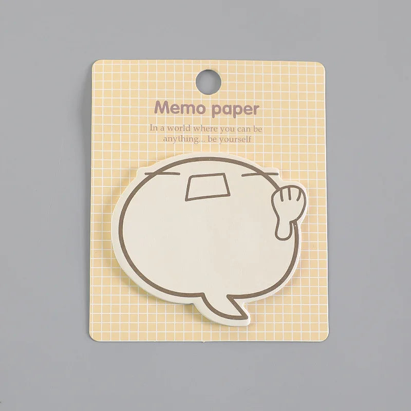 4 Pcs Wholesale Memo Pads Stationery Creative Cartoon Inspirational N Times Stickers Cute Notes Pad Office Accessories