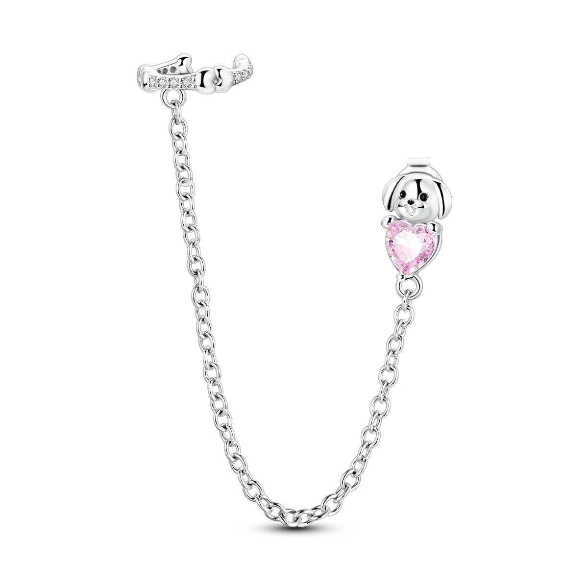 New In Earrings 925 Sterling Silver Butterfly Tulip Hoop Earrings Ear Studs Zircon Making Jewelry For Women Girl Party Gifts