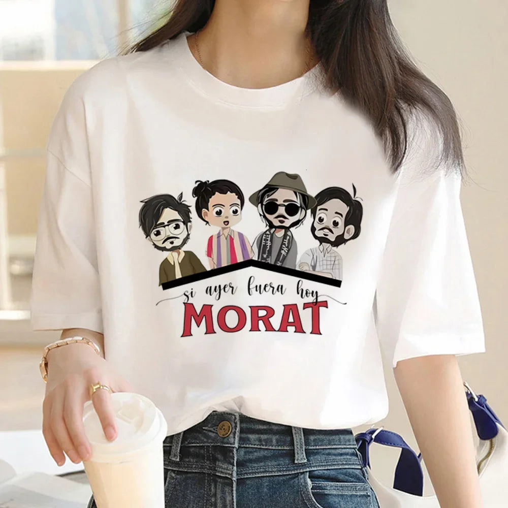Morat T-shirts Women Summer Designer Tshirt Girl Graphic Comic Streetwear Clothes Women Clothes