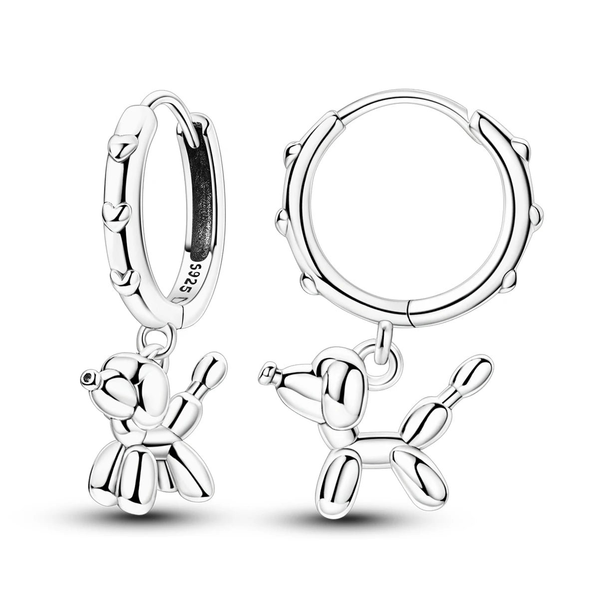 New In Earrings 925 Sterling Silver Butterfly Tulip Hoop Earrings Ear Studs Zircon Making Jewelry For Women Girl Party Gifts