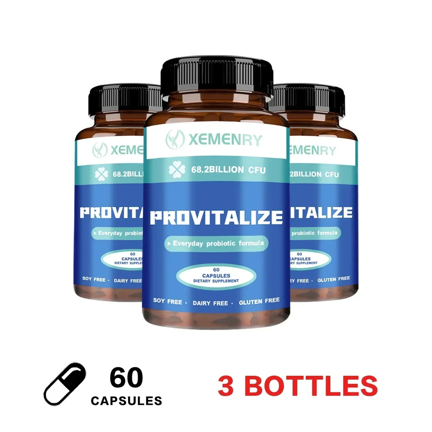 Provitalize Capsules - Support Bone & Joint and Gut Health, for Digestive Health & Boosts Metabolism