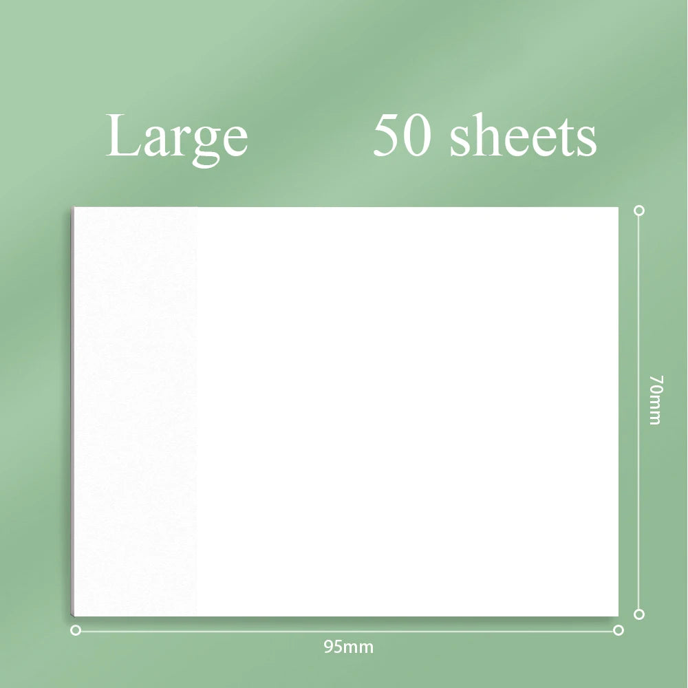 50 sheets Transparent Posted it Sticky Note Pads Notepads Posits Papeleria Journal School Stationery office Supplies