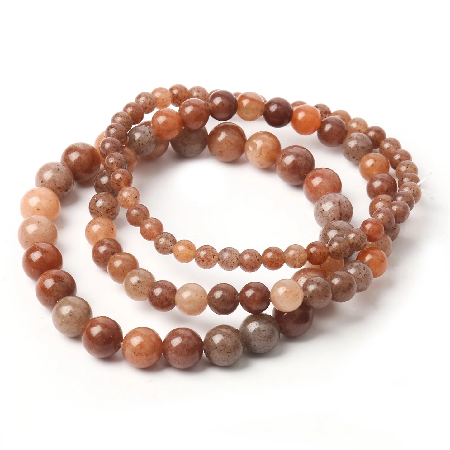 4 6 8mm Natural Stone Beaded Bracelet Agate Jade Beads Charm Elastic Bracelets for Women Men Jewelry Handmade Yoga Trendy Bangle