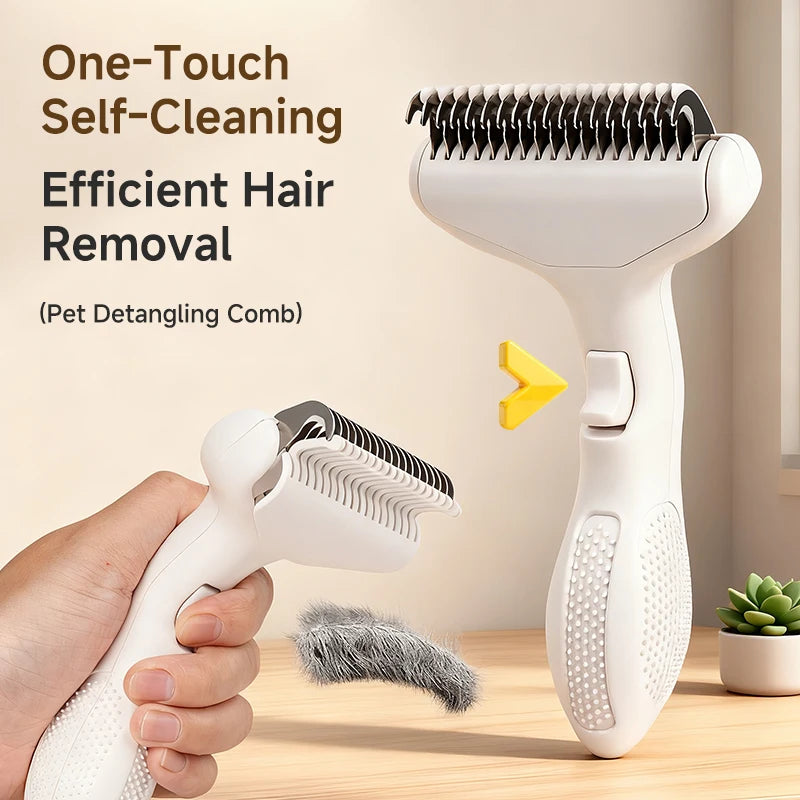 Pet Knot Comb, Suitable for Pet Grooming Brushes for Cats and Dogs, Effective Hair Removal for Long and Short Haired Pets