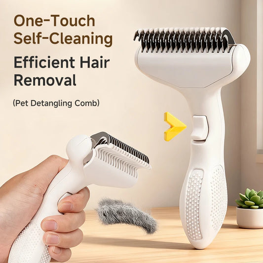 Pet Knot Comb, Suitable for Pet Grooming Brushes for Cats and Dogs, Effective Hair Removal for Long and Short Haired Pets