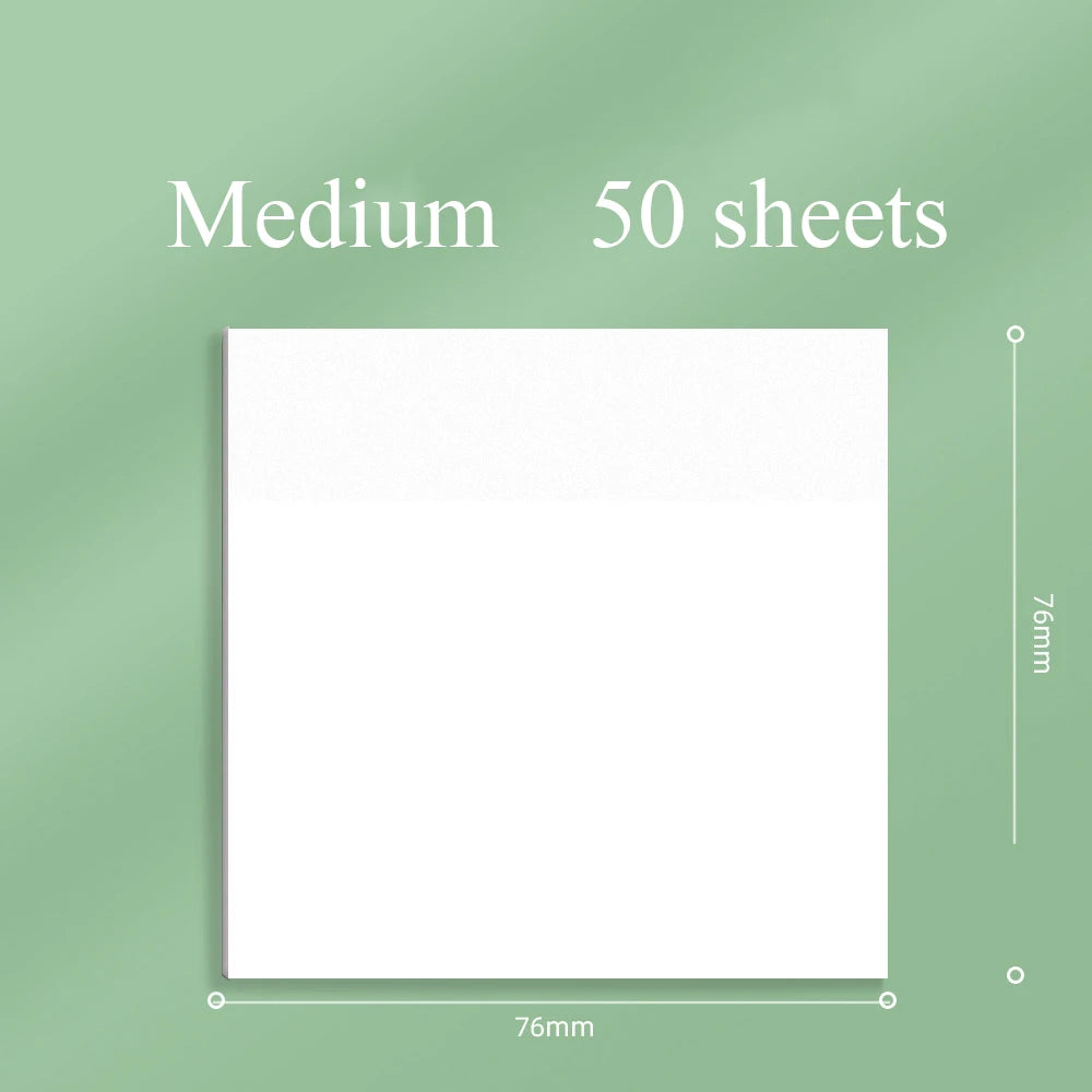 50 sheets Transparent Posted it Sticky Note Pads Notepads Posits Papeleria Journal School Stationery office Supplies