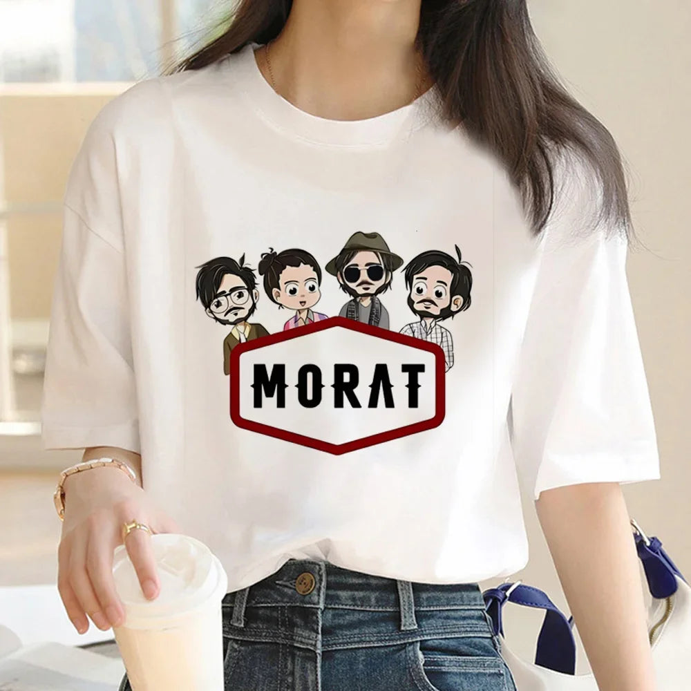 Morat T-shirts Women Summer Designer Tshirt Girl Graphic Comic Streetwear Clothes Women Clothes