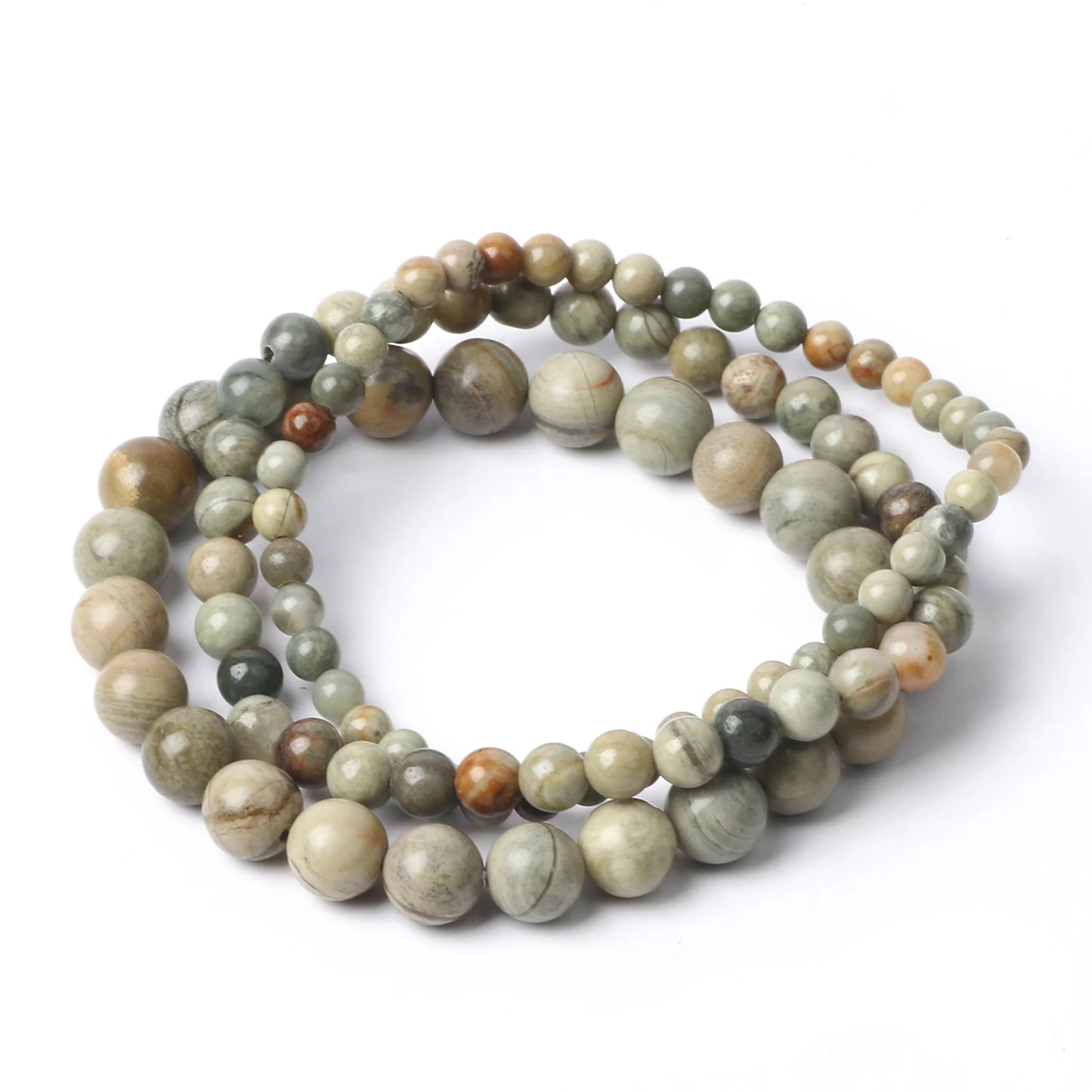 4 6 8mm Natural Stone Beaded Bracelet Agate Jade Beads Charm Elastic Bracelets for Women Men Jewelry Handmade Yoga Trendy Bangle